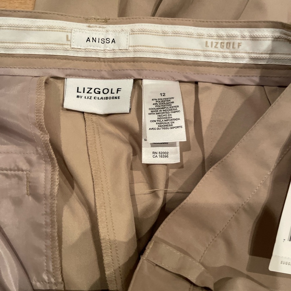 NWT Liz Claiborne Performance Trousers Golf, Athletic, Everyday, Athleisure 12 - Picture 3 of 9